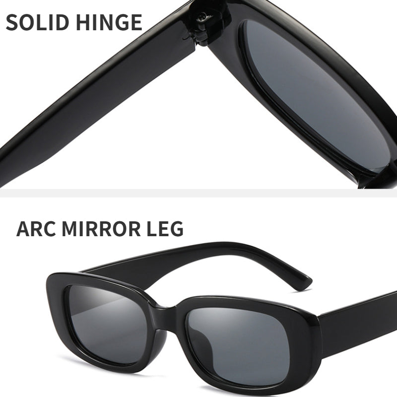 Y2K Rectangle Sunglasses For Women Men UV400 Sun Shades Glasses