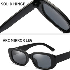 Y2K Rectangle Sunglasses For Women Men UV400 Sun Shades Glasses