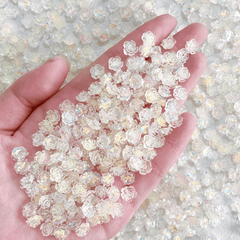 20pcs Mini Charm 3D Resin Floret Nail Flatback Ornament Jewelry Making