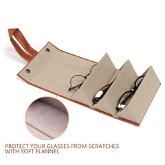 Portable Glasses Organizer 3 5Grids slot Eyeglasses Storage Display