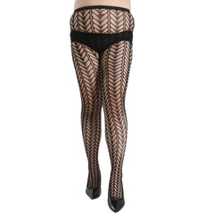  Sexy Stockings Women's Plus Hollow Out High Rise Fishnet Pantyhose