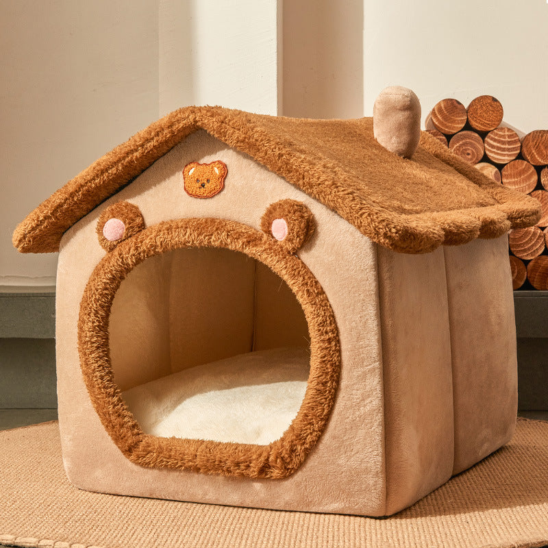 Removable Sofa Mat Pet Basket for Cozy Winter Comfort