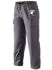 Pattern Print Cargo Pants Men's Casual Straight Leg Drawstring Cargo Pants