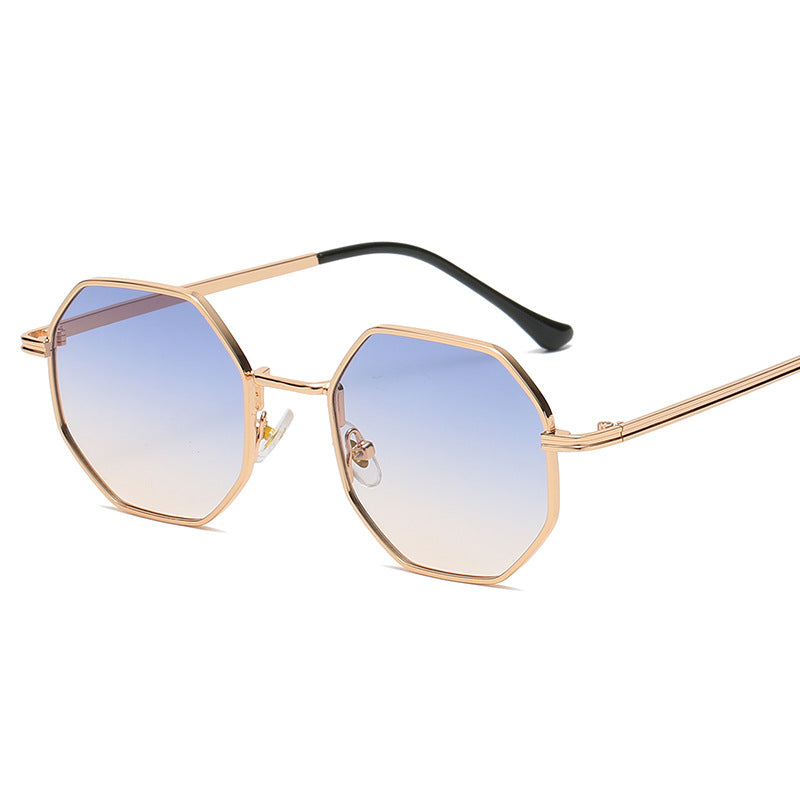 Classic Vintage Metal Sided Sunglasses for Men