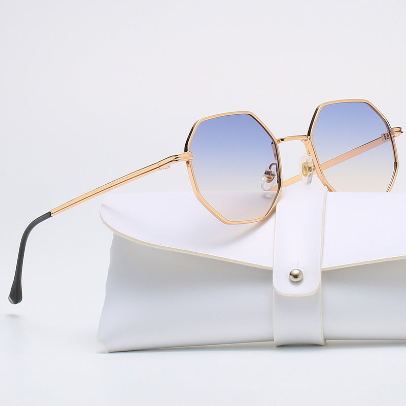 Classic Vintage Metal Sided Sunglasses for Men