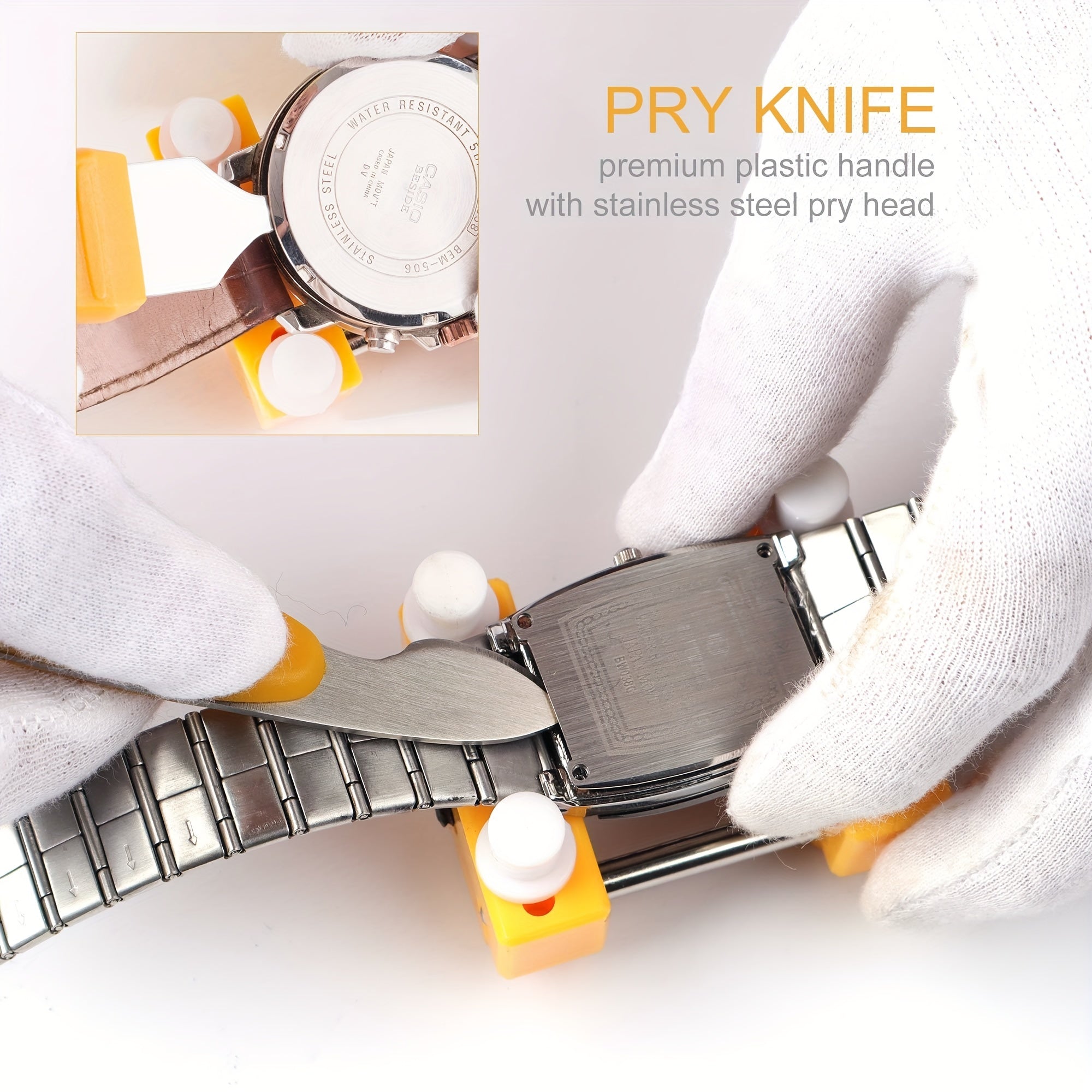 7pcs Watch Tool Kit for Back Case Remover and Opener