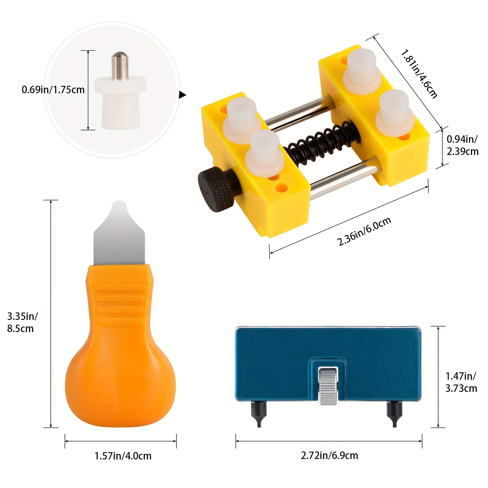 7pcs Watch Tool Kit for Back Case Remover and Opener