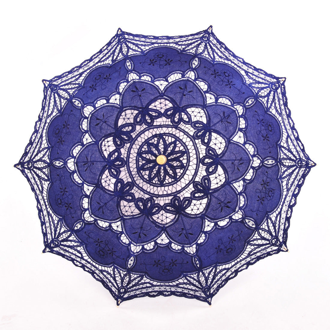 Vintage Lace Embroidery Umbrella Bride Umbrellas For Weddings