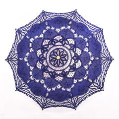 Vintage Lace Embroidery Umbrella Bride Umbrellas For Weddings