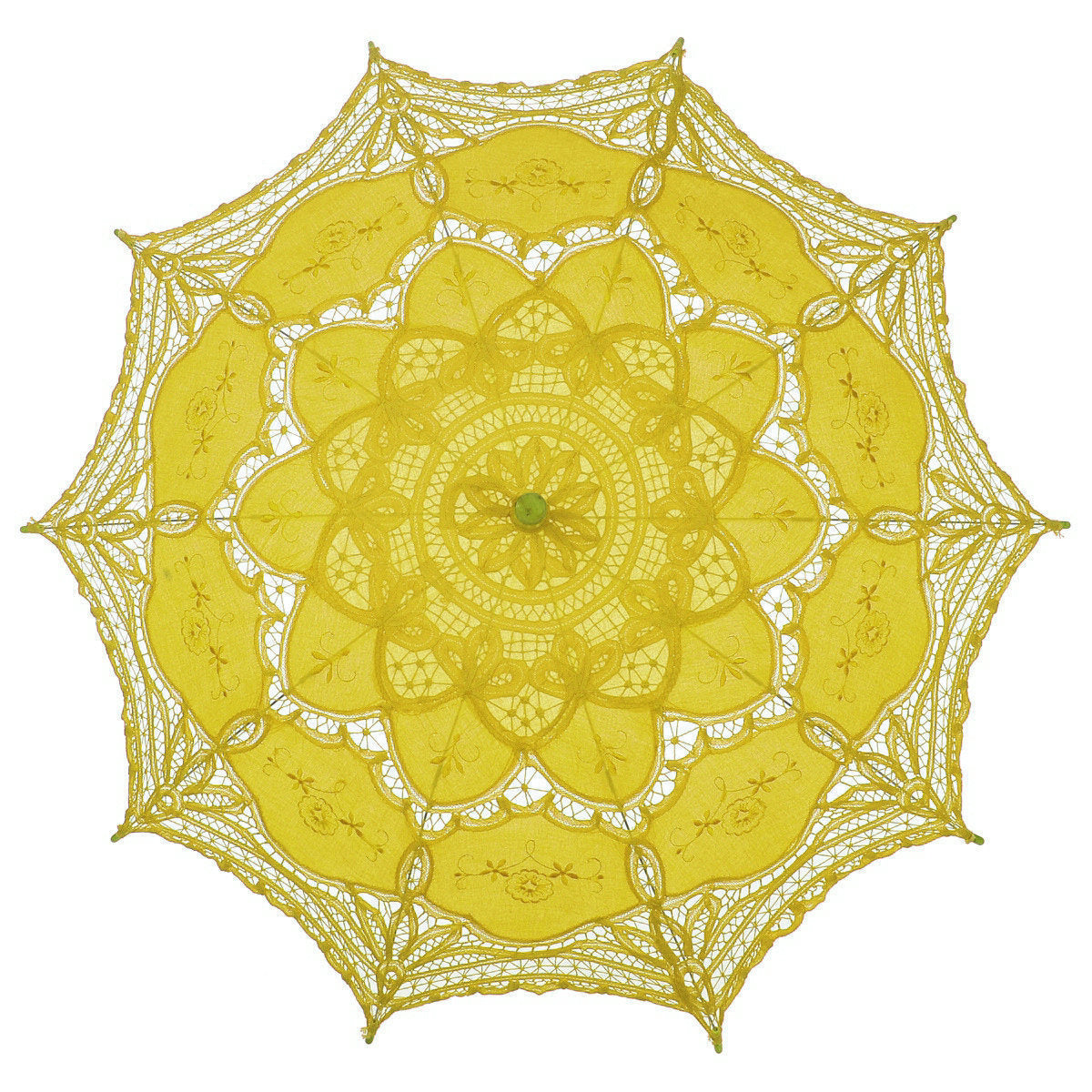 Vintage Lace Embroidery Umbrella Bride Umbrellas For Weddings