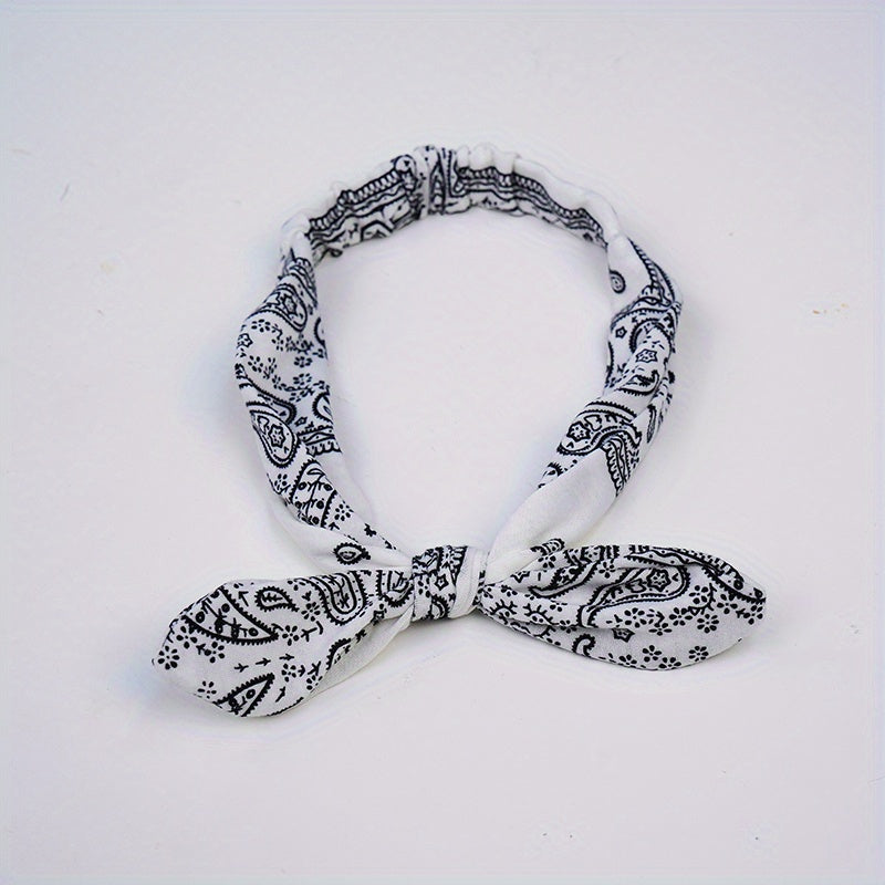 Vintage Boho Headband Non Slip Hair Scarf Hair Accessories Women