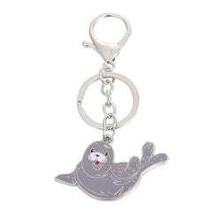 Metal Marine Animal Key Chain Dolphin Sea Lion Goldfish Key Ring