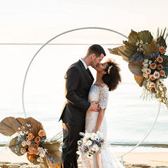 Stunning Iron Ring Balloon Arch for Weddings