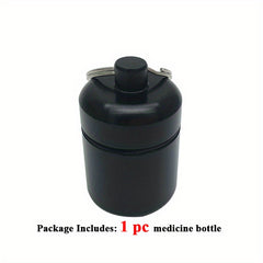 Waterproof Pocket Pill Storage Container with Keychain