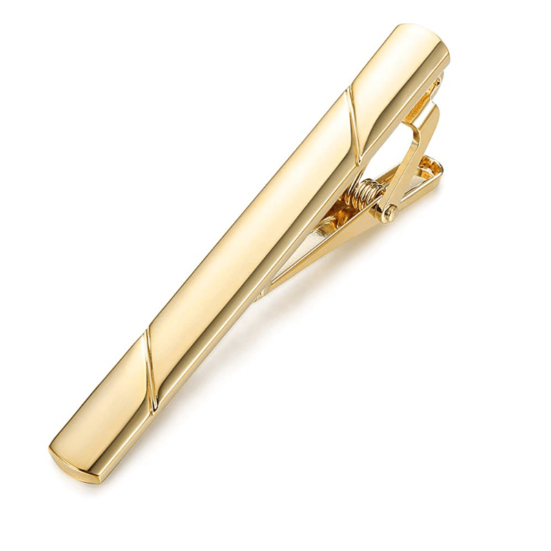 Men's Classic Silver Golden Tie Clip Business Marriage