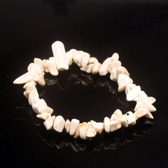 Natural Stone Bracelet Crystal Healing Chip Chain Bracelets Gemstone Polished
