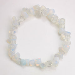 Natural Stone Bracelet Crystal Healing Chip Chain Bracelets Gemstone Polished