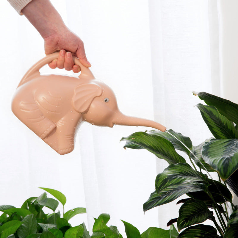 Small Elephant Watering Long Spout Sprinkler Bottle for Gardening