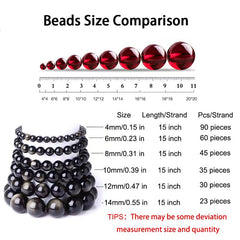 6mm Natural Stone Beads Jewelry Making DIY Bracelet Necklace