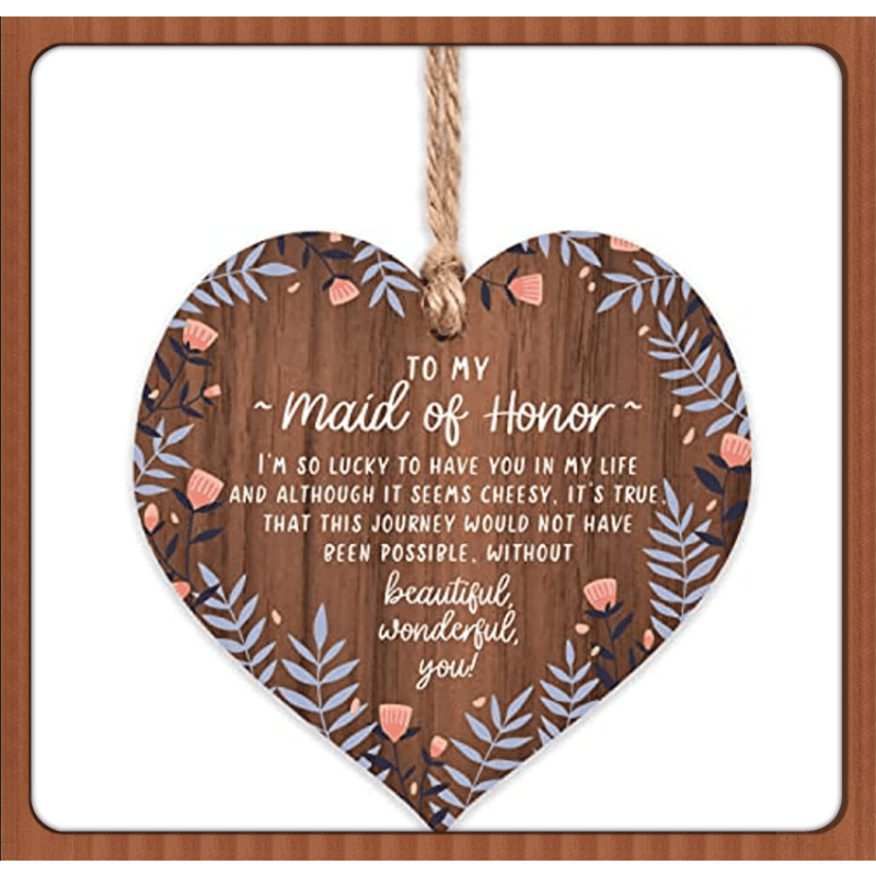 Floral Wedding Gift Bags & Keepsake for Maid of Honor