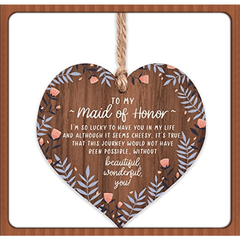 Floral Wedding Gift Bags & Keepsake for Maid of Honor