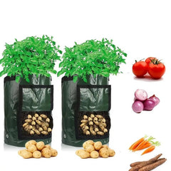 Potato Growing Bags 10 Gallon Planting Pouch Vegetable Grow Container