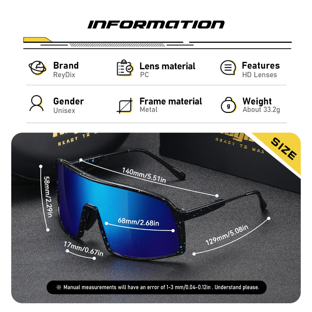 Men's Cycling Sunglasses UV Protection Outdoor Sports Glasses