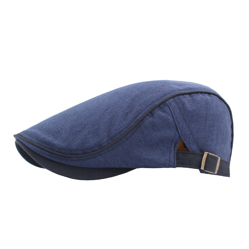 British Style Newsboy Cap Unisex Flat Hat Casual Lightweight Beret