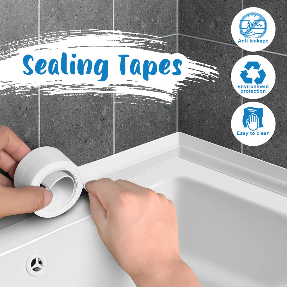 Caulk Tape Sealant Strip Waterproof Self Adhesive Tape for Bath Kitchen Wall