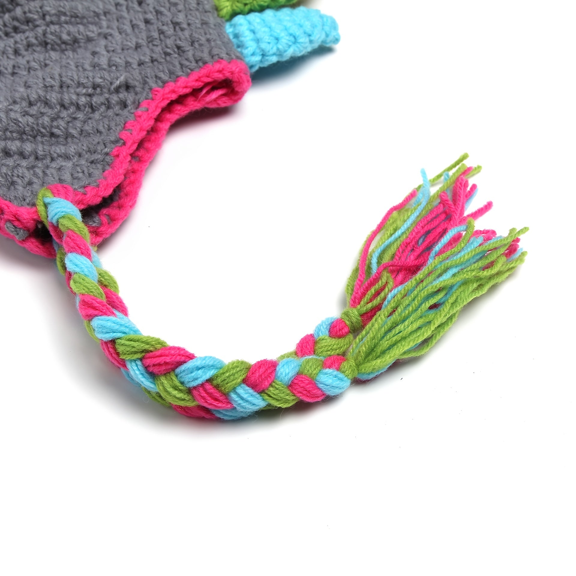 Girl's Dinosaur Wool Hat for Photography Props & Shower