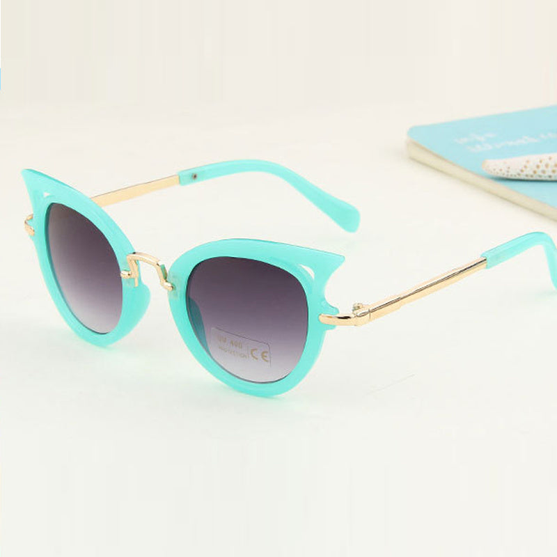 Cat Eye Sunglasses For Women Kids UV400 Sun Shades Glasses