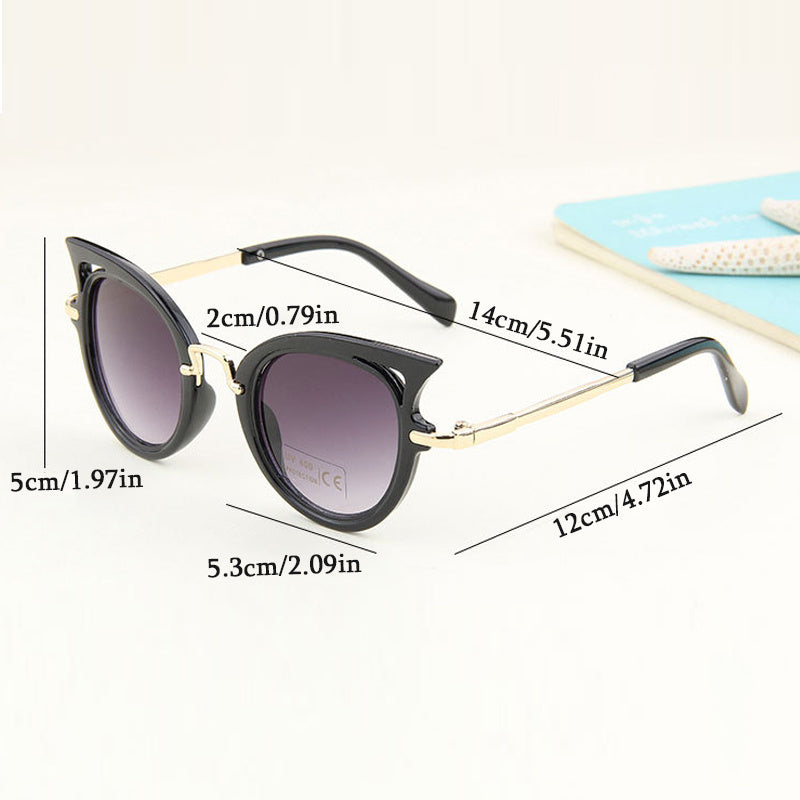 Cat Eye Sunglasses For Women Kids UV400 Sun Shades Glasses