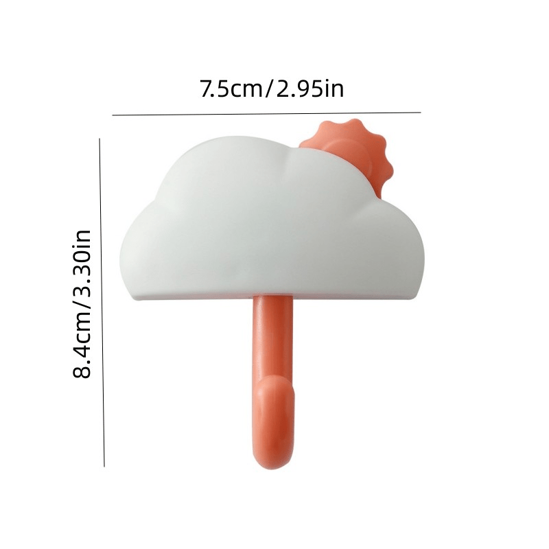 Cloud Key Holder For Wall Adhesive Key Hanger Organizer