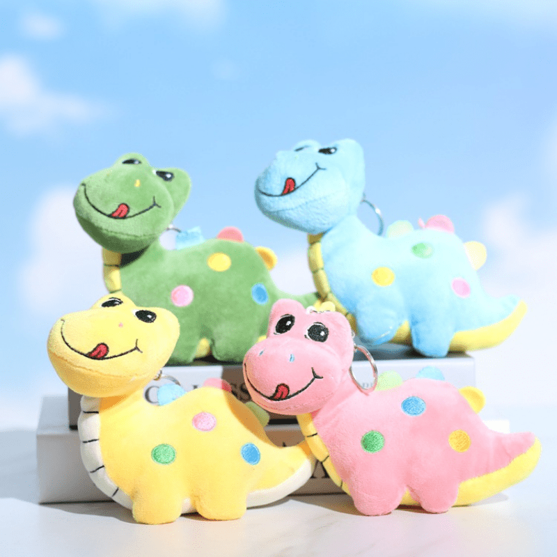 Cartoon Dinosaur Pendant Plush Toy Doll Bag Ornament Keychain