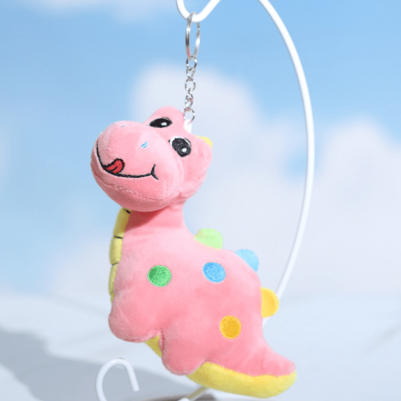 Cartoon Dinosaur Pendant Plush Toy Doll Bag Ornament Keychain