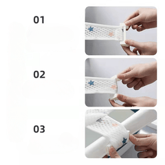 Baby Bath Artifact Adjustable Non-slip Bath Net Mat Children's Bath Rack Bed