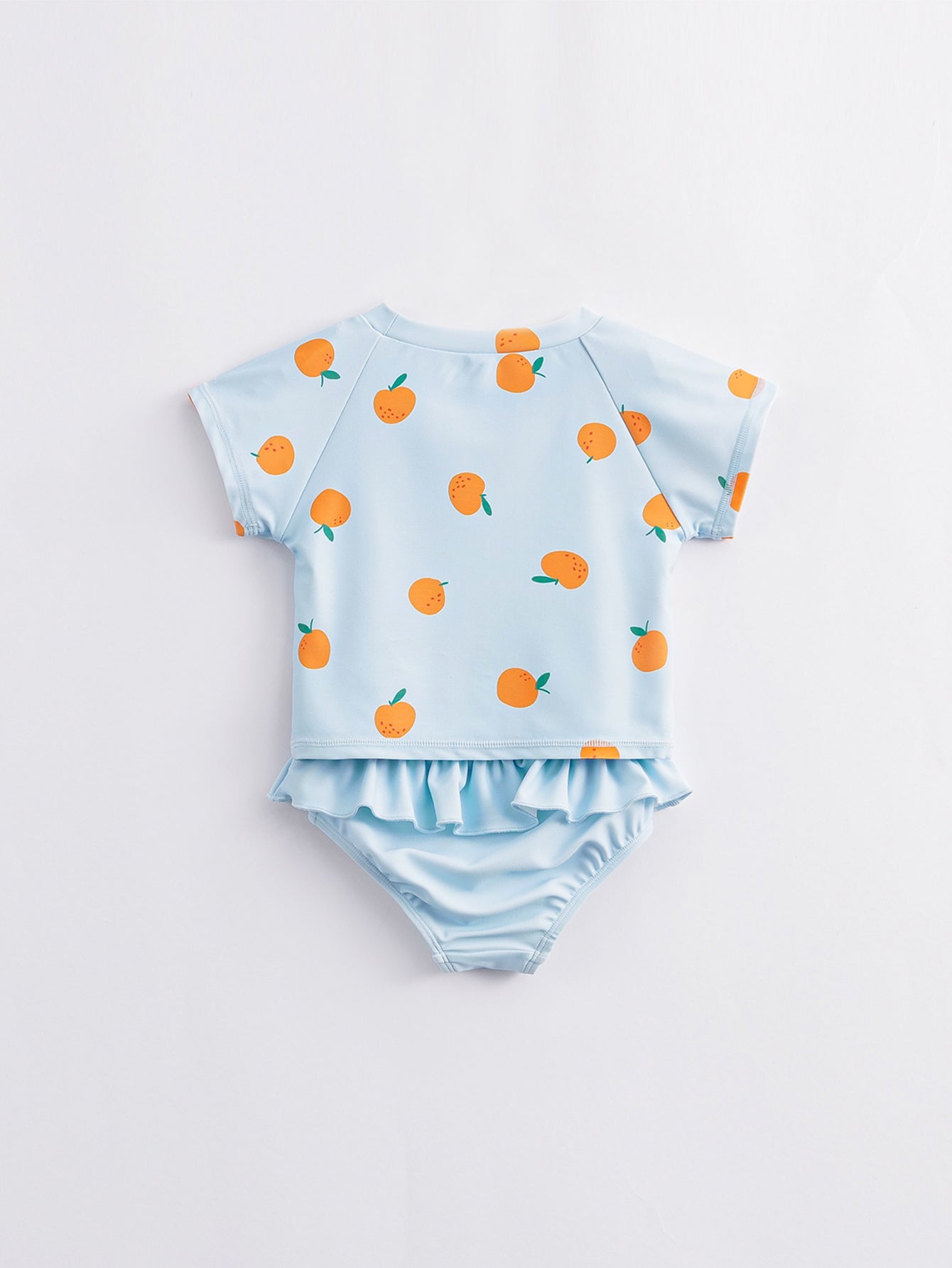 Toddler Girls Cartoon Floral 2pc Swimsuit Set