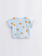 Toddler Girls Cartoon Floral 2pc Swimsuit Set