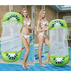 Inflatable Lounge Chair with Backrest for Adults - Relax in Pool or Beach