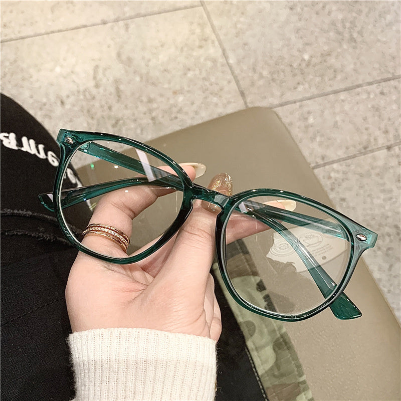 Light Blocking Glasses Classic Square Clear Lens Anti Eyestrain