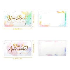 100pcs Appreciation Cards You Are Awesome Cards Positive Affirmations Cards