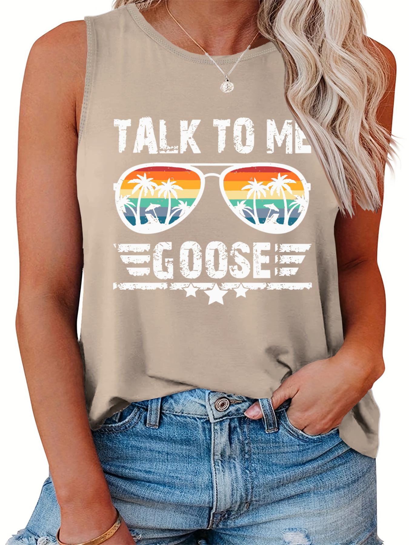 Women's Plus Colorblock Palm Tree Tank Top
