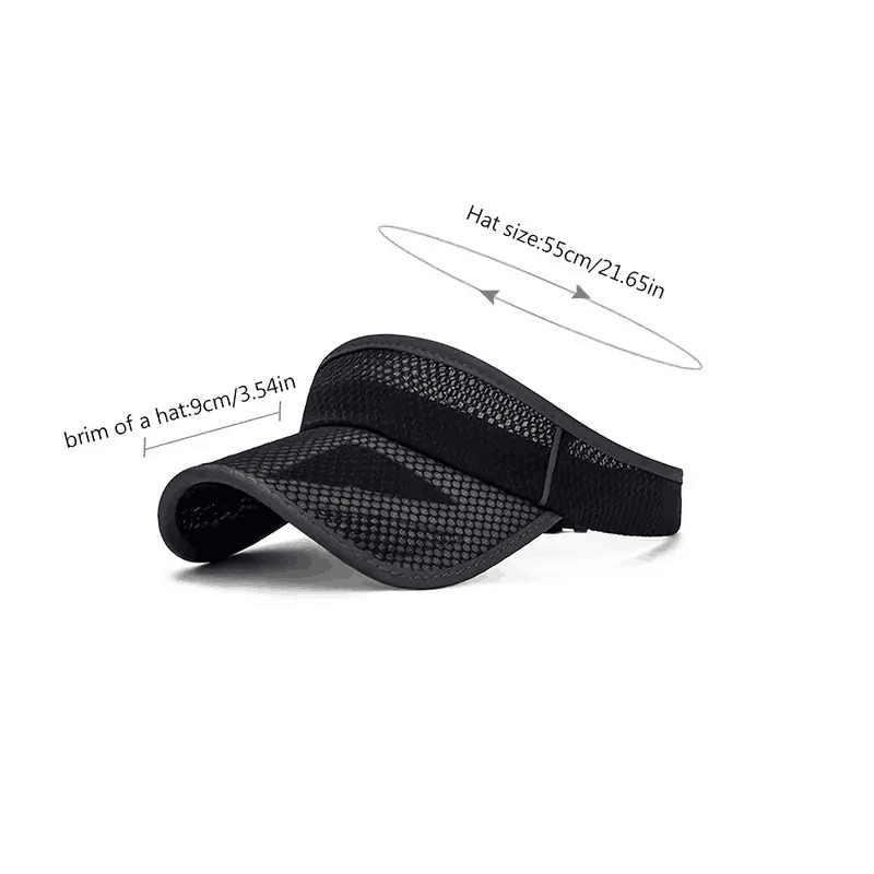 Mesh Breathable Sun Visor Hat Lightweight Casual Golf Sports Baseball Cap Unisex
