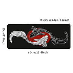 Tai Chi Fish Large Gaming Mouse Pad - Upgrade Your Gaming Experience