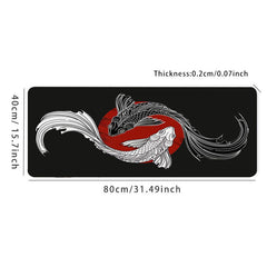 Tai Chi Fish Large Gaming Mouse Pad - Upgrade Your Gaming Experience
