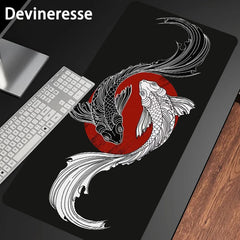 Tai Chi Fish Large Gaming Mouse Pad - Upgrade Your Gaming Experience