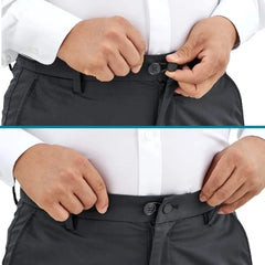 2PCS Pants Waist Extension Button Rubber Adjustment for Men and Women
