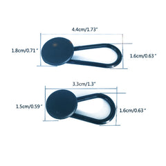 2PCS Pants Waist Extension Button Rubber Adjustment for Men and Women