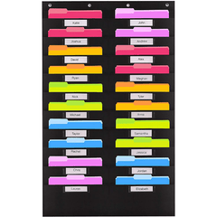Double Row 10-Layer Hanging File Organizer Bag