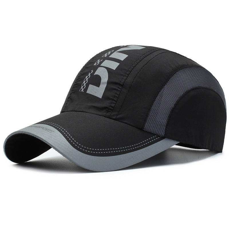 Summer Quick Drying Cap Outdoor Sports Sunscreen Breathable Mesh Cap